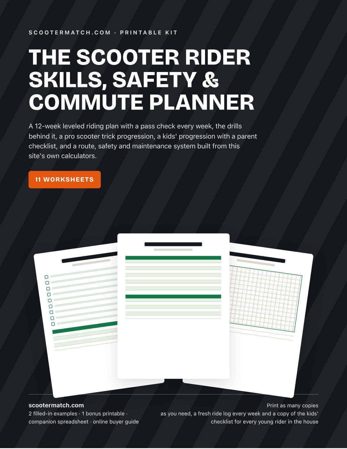 The Scooter Rider Skills, Safety & Commute Planner cover